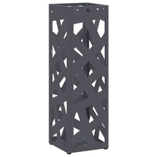 Paraplu Standaard Antraciet 15,5 x 15,5 x 49 cm Metaal