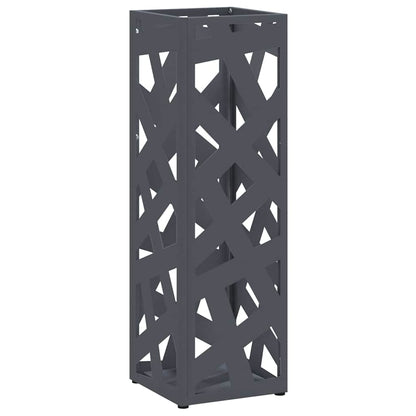 Paraplu Standaard Antraciet 15,5 x 15,5 x 49 cm Metaal