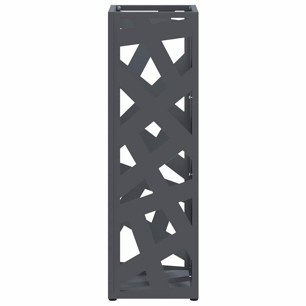 Paraplu Standaard Antraciet 15,5 x 15,5 x 49 cm Metaal