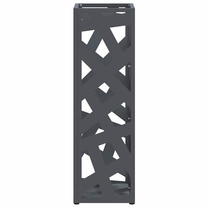 Paraplu Standaard Antraciet 15,5 x 15,5 x 49 cm Metaal