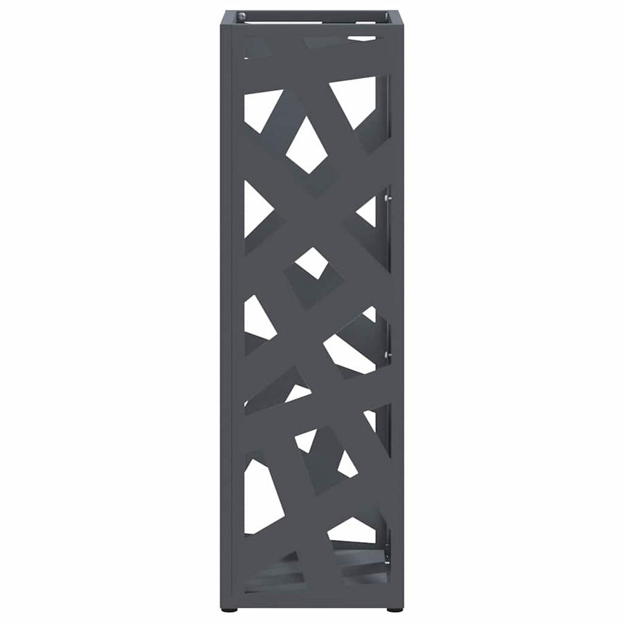 Paraplu Standaard Antraciet 15,5 x 15,5 x 49 cm Metaal