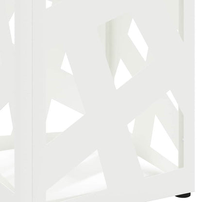 Paraplu Standaard met opslag Wit 15,5 x 15,5 x 49 cm Metaal