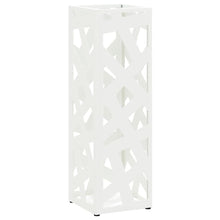 Paraplu Standaard met opslag Wit 15,5 x 15,5 x 49 cm Metaal