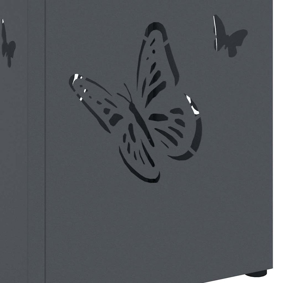 Paraplu Standaard Antraciet 15,5 x 15,5 x 49 cm Metaal