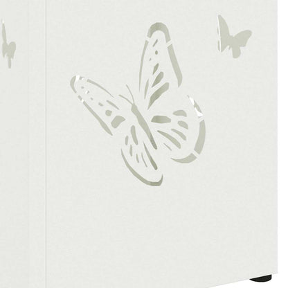 Paraplu Standaard met opslag Wit 15,5 x 15,5 x 49 cm Metaal