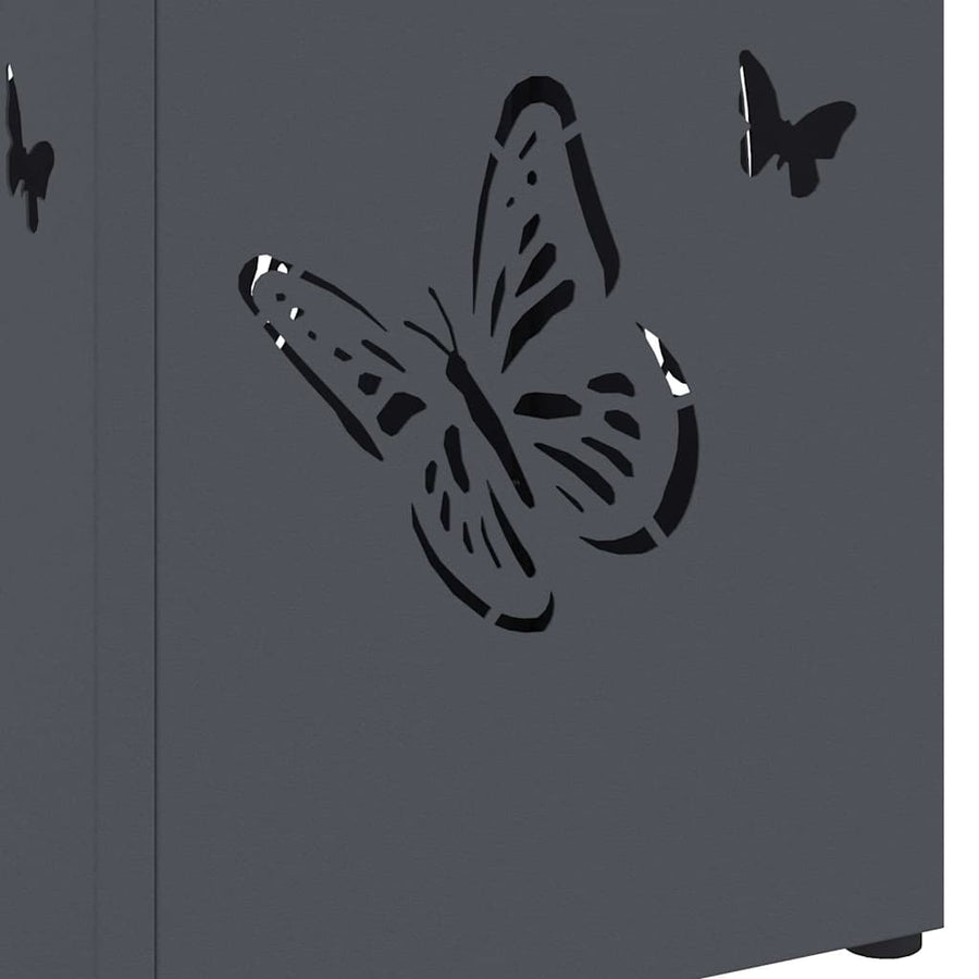 Paraplu Standaard Antraciet 15,5 x 15,5 x 49 cm Metaal