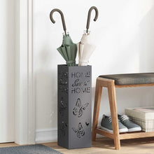 Paraplu Standaard Antraciet 15,5 x 15,5 x 49 cm Metaal