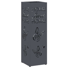 Paraplu Standaard Antraciet 15,5 x 15,5 x 49 cm Metaal