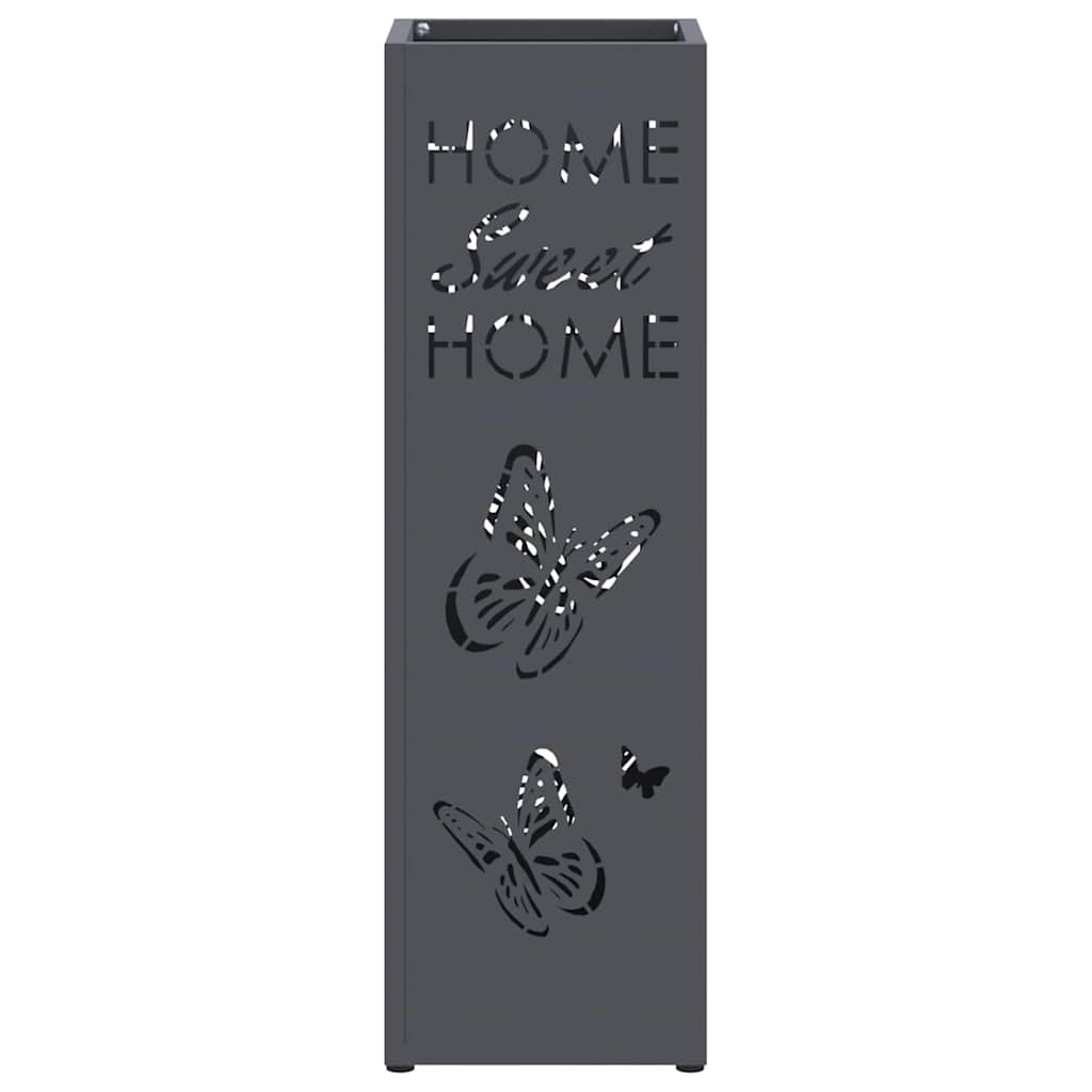 Paraplu Standaard Antraciet 15,5 x 15,5 x 49 cm Metaal