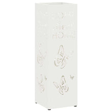 Paraplu Standaard met opslag Wit 15,5 x 15,5 x 49 cm Metaal
