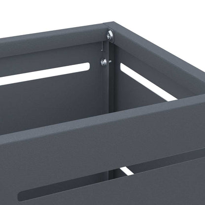 Paraplu Standaard Antraciet 15,5 x 15,5 x 49 cm Metaal