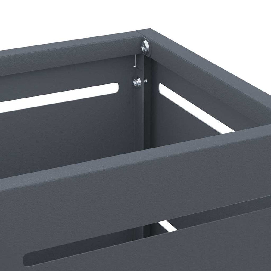 Paraplu Standaard Antraciet 15,5 x 15,5 x 49 cm Metaal