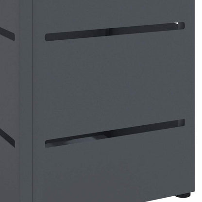 Paraplu Standaard Antraciet 15,5 x 15,5 x 49 cm Metaal