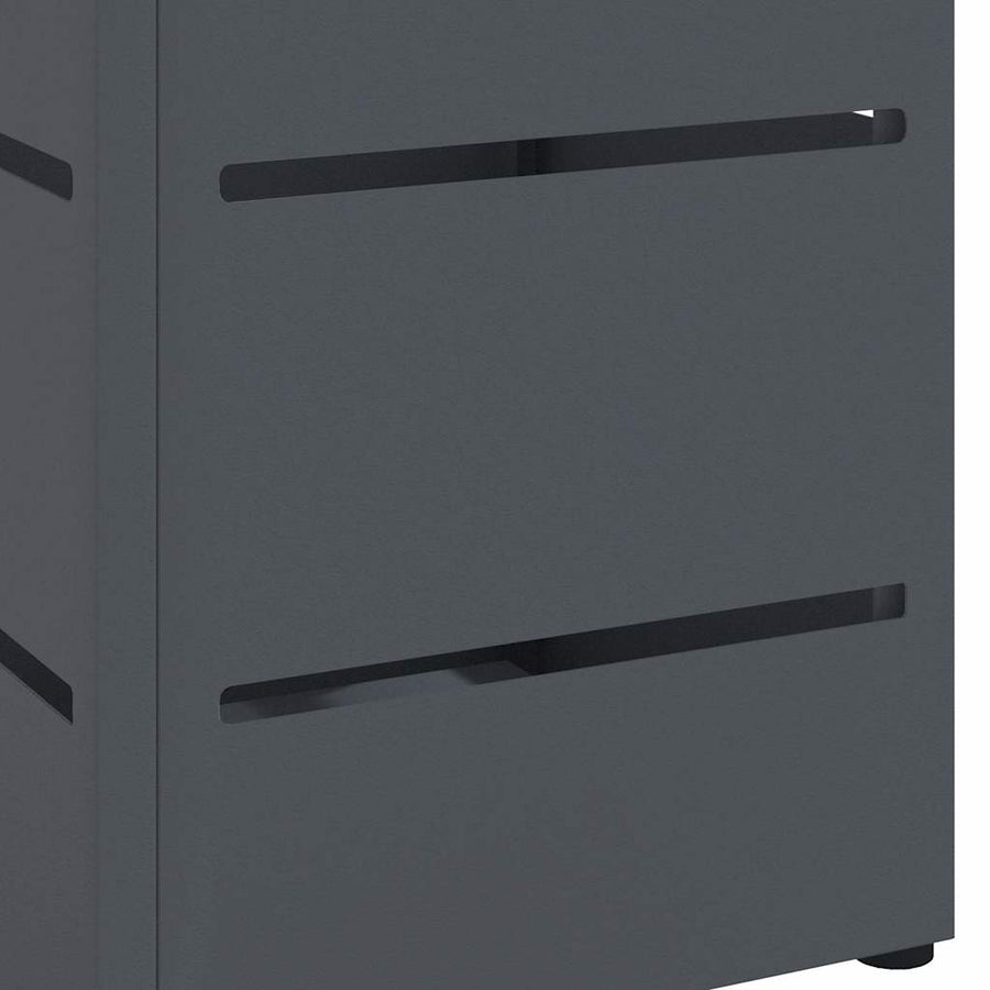 Paraplu Standaard Antraciet 15,5 x 15,5 x 49 cm Metaal