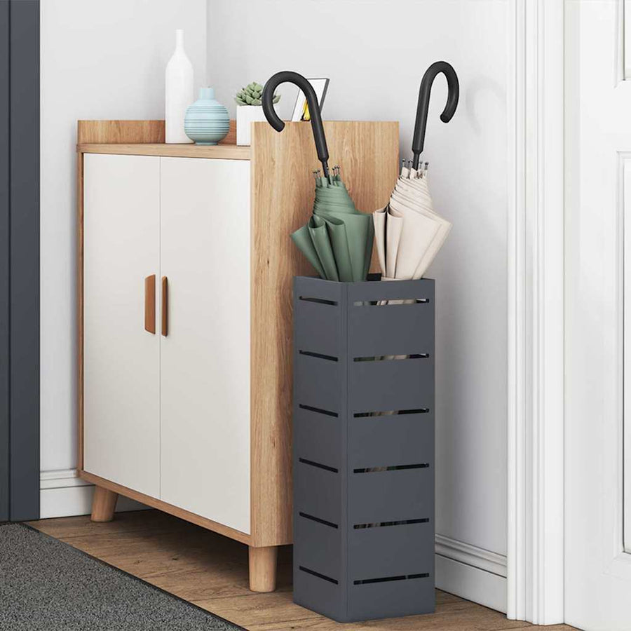 Paraplu Standaard Antraciet 15,5 x 15,5 x 49 cm Metaal