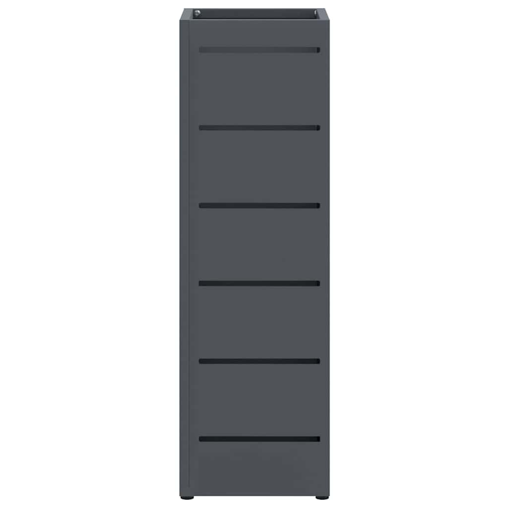 Paraplu Standaard Antraciet 15,5 x 15,5 x 49 cm Metaal
