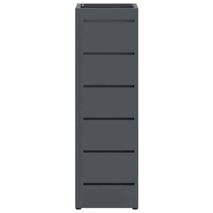 Paraplu Standaard Antraciet 15,5 x 15,5 x 49 cm Metaal