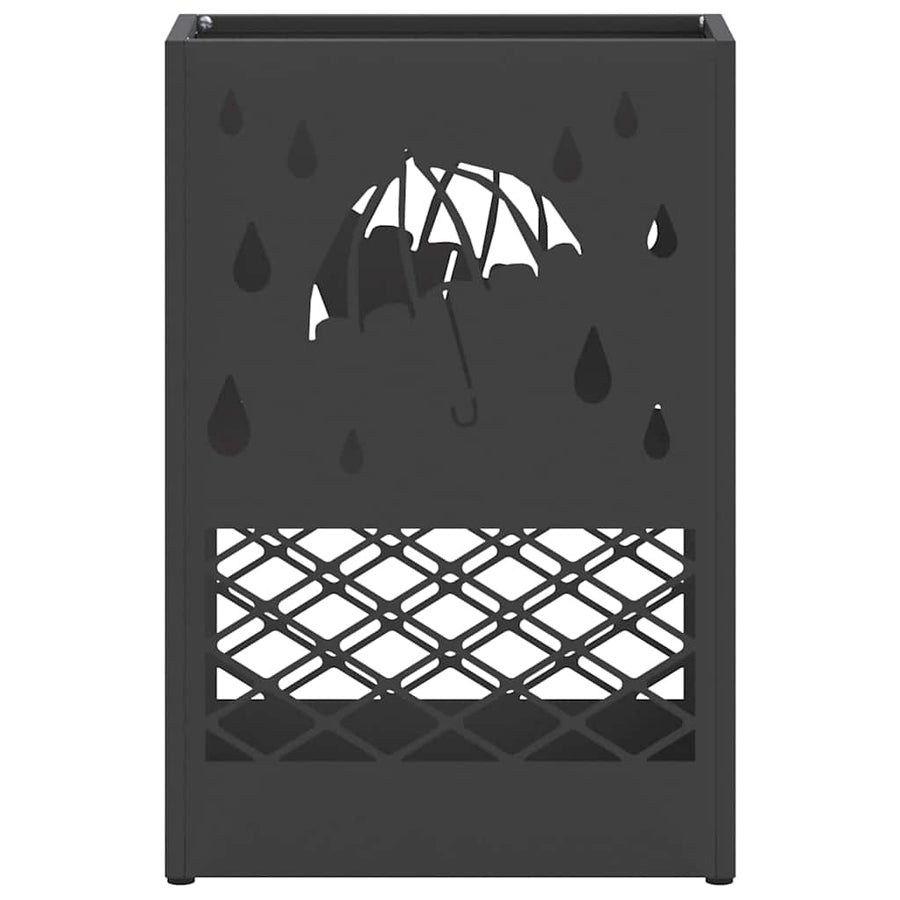 Paraplu Standaard Zwart 28 x 12 x 41 cm Staal