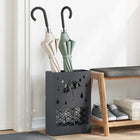 Umbrella Stand Anthracite 28 x 12 x 41 cm Steel