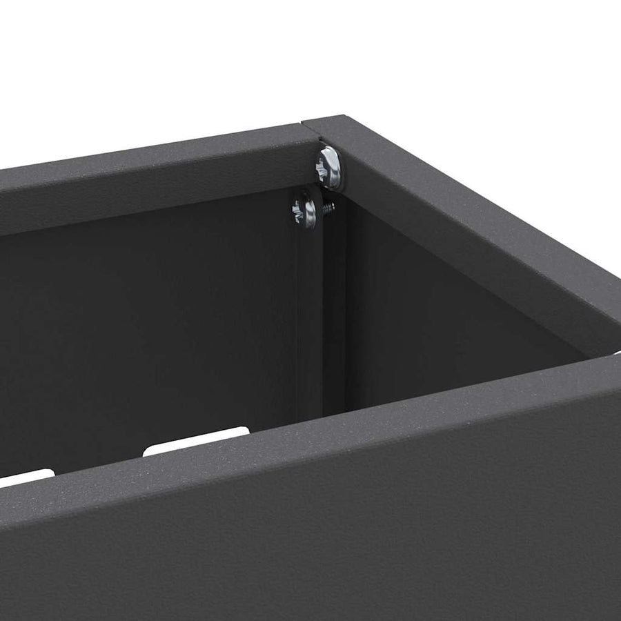 Paraplu Standaard Zwart 28 x 12 x 41 cm Staal