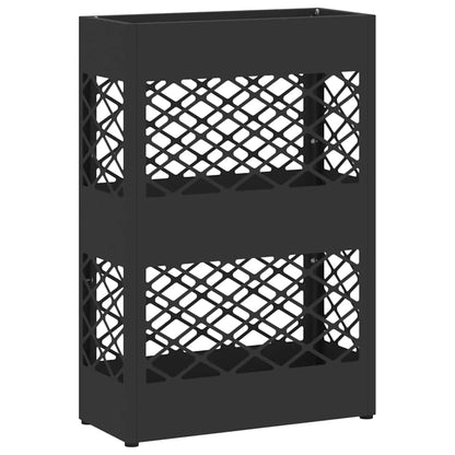 Paraplu Standaard Zwart 28 x 12 x 41 cm Staal