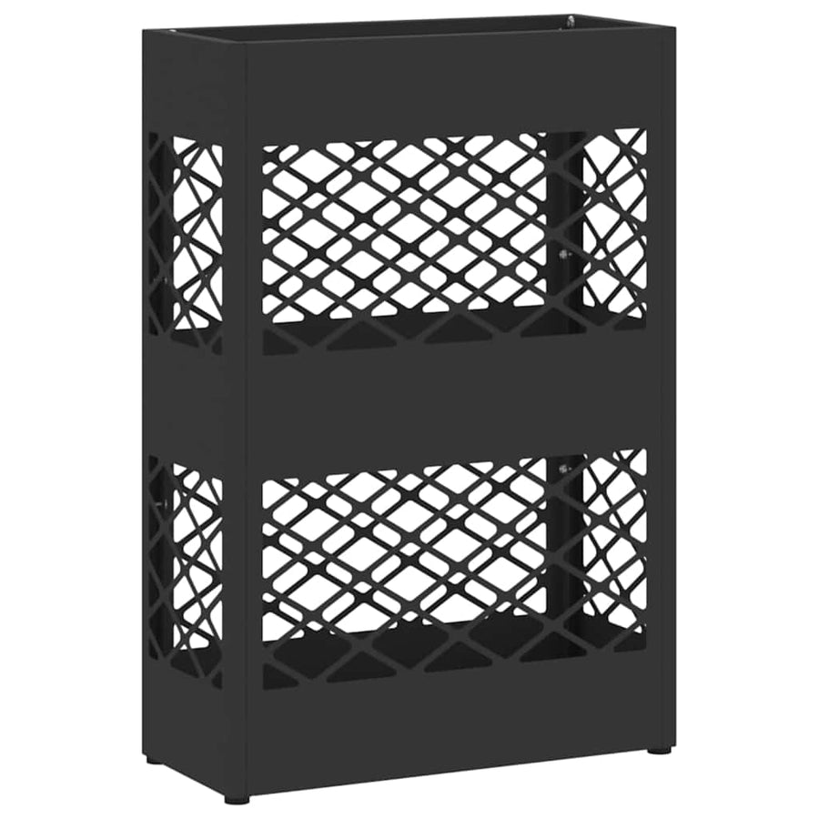 Paraplu Standaard Zwart 28 x 12 x 41 cm Staal