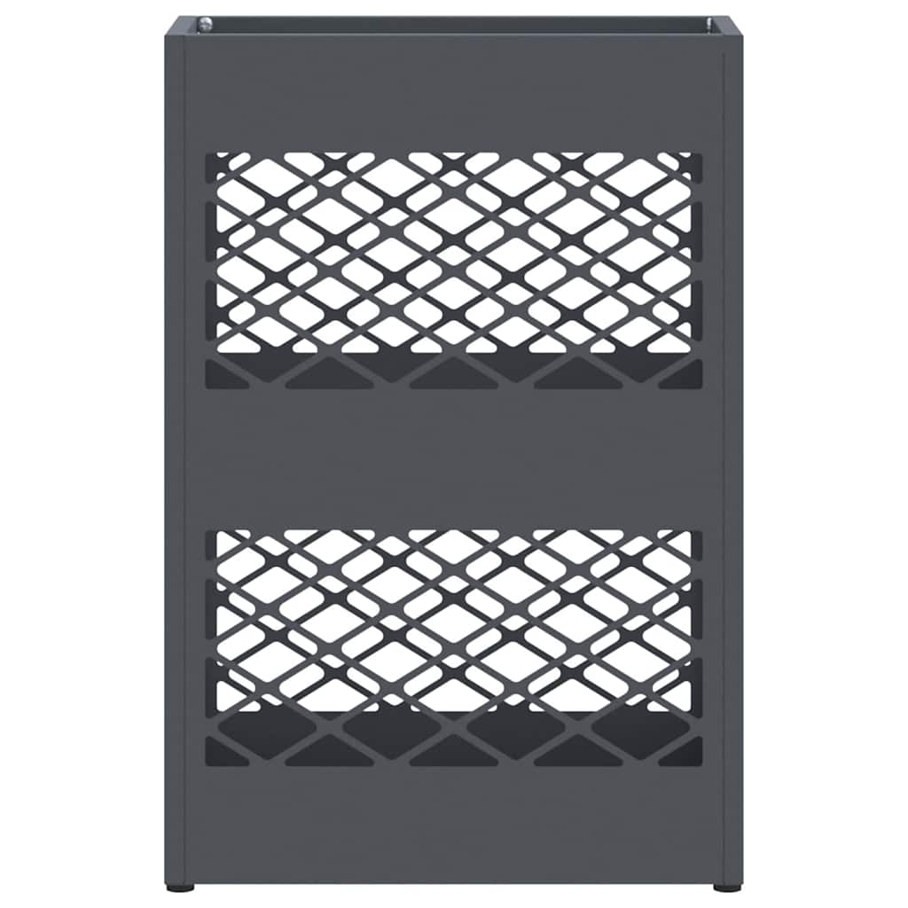 Paraplu Standaard Antraciet 28 x 12 x 41 cm Staal