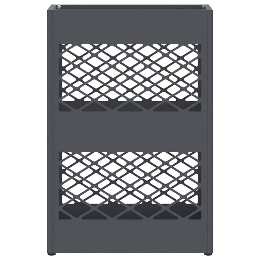 Paraplu Standaard Antraciet 28 x 12 x 41 cm Staal