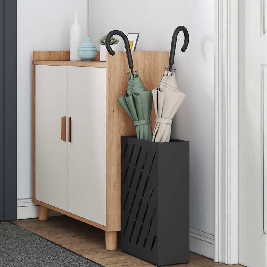 Paraplu Standaard Zwart 28 x 12 x 41 cm Staal