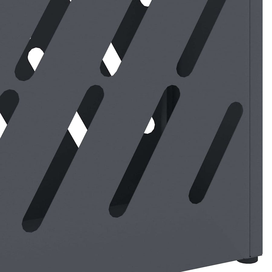 Paraplu Standaard Antraciet 28 x 12 x 41 cm Staal