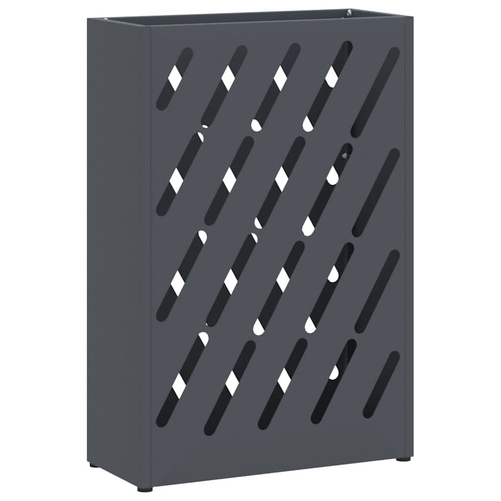 Paraplu Standaard Antraciet 28 x 12 x 41 cm Staal