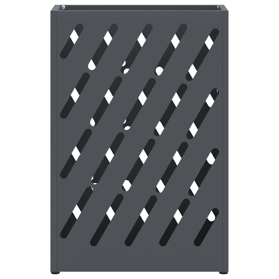 Paraplu Standaard Antraciet 28 x 12 x 41 cm Staal