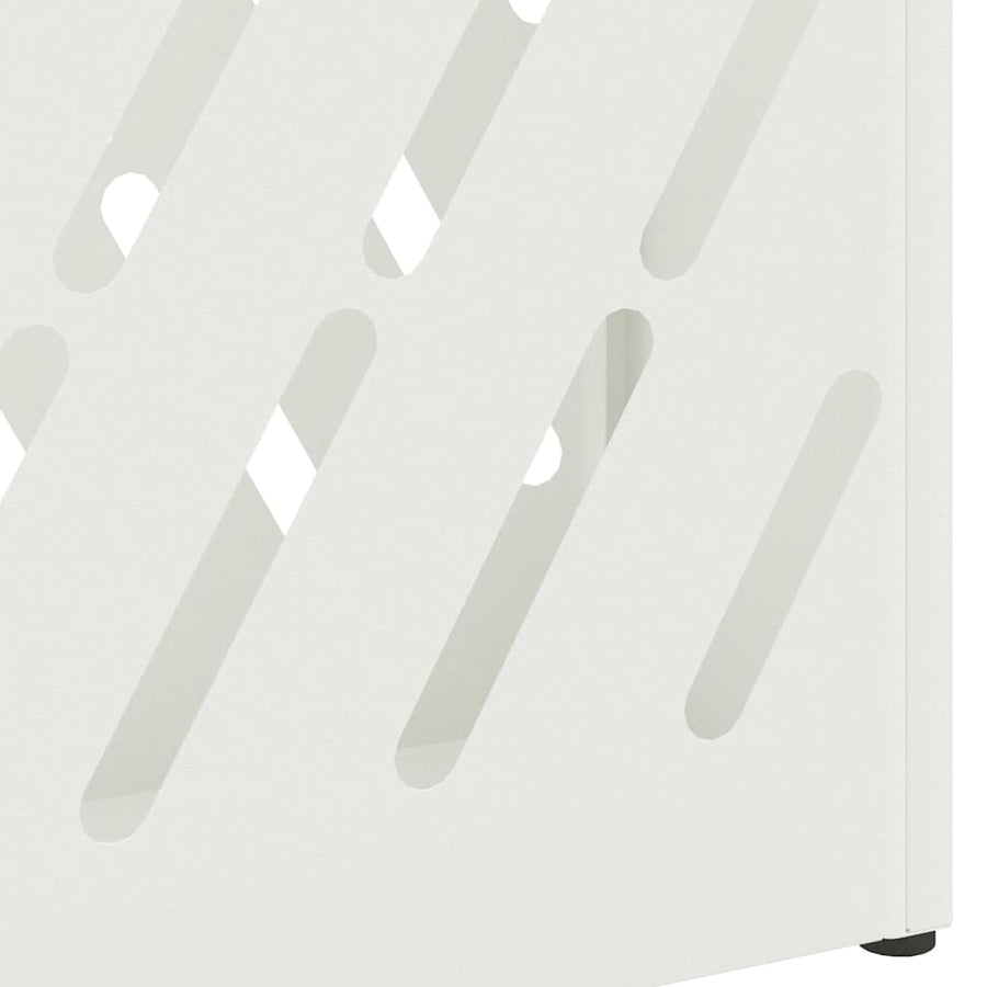 Paraplu Standaard Wit 28 x 12 x 41 cm Staal