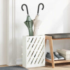 Umbrella Stand White 28 x 12 x 41 cm Steel