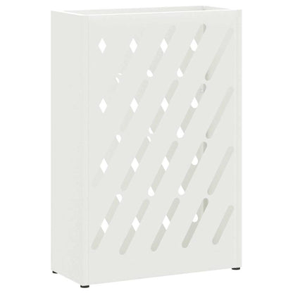 Paraplu Standaard Wit 28 x 12 x 41 cm Staal