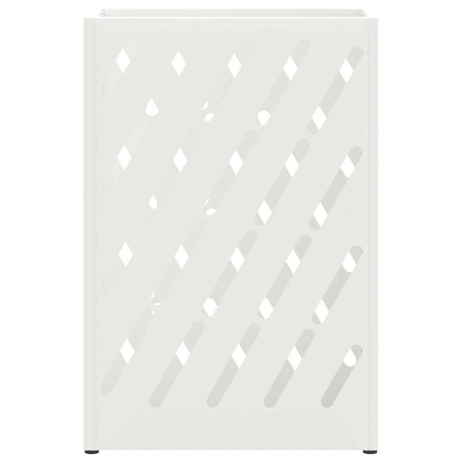 Paraplu Standaard Wit 28 x 12 x 41 cm Staal