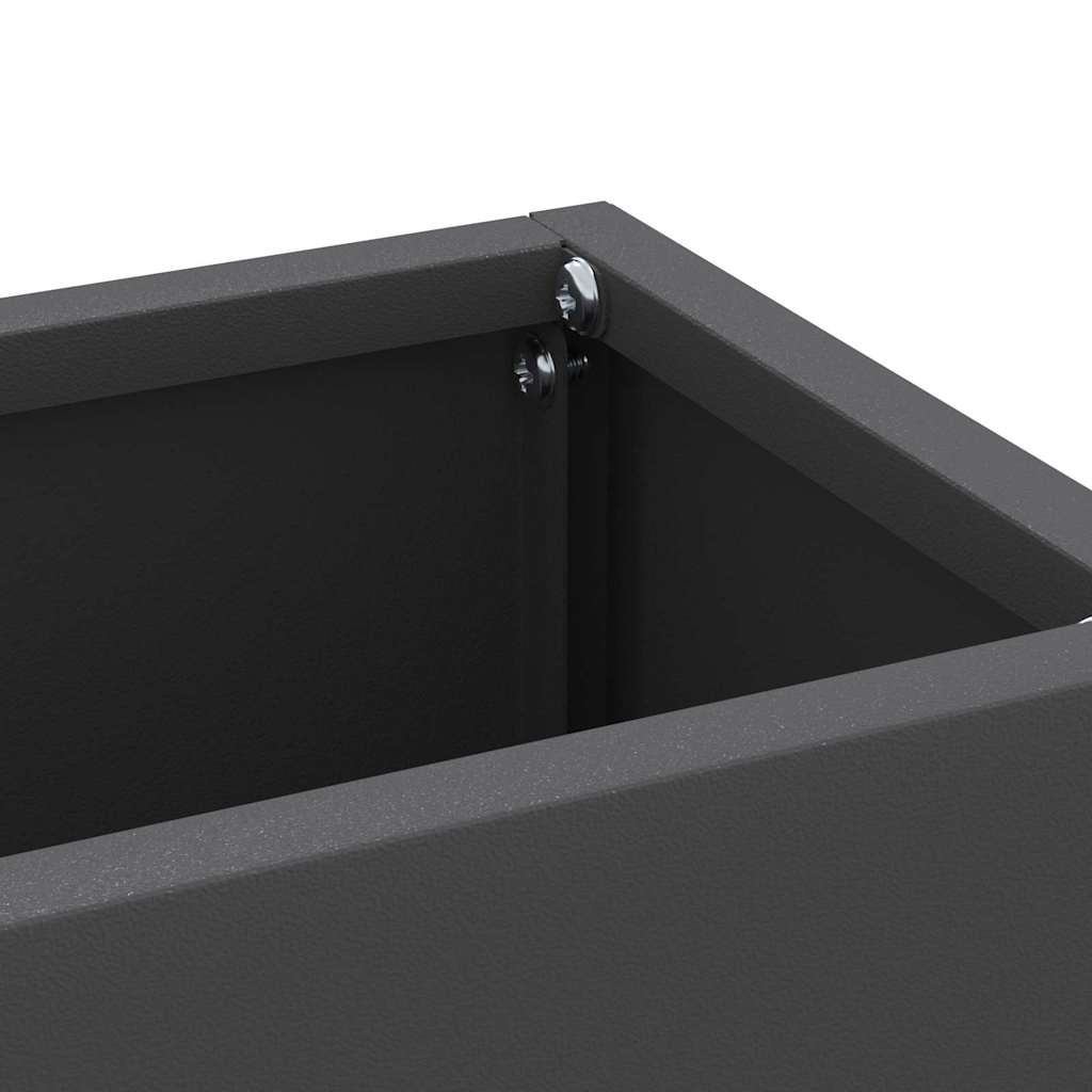 Paraplu Standaard met opslag Zwart 28 x 12 x 41 cm Metaal