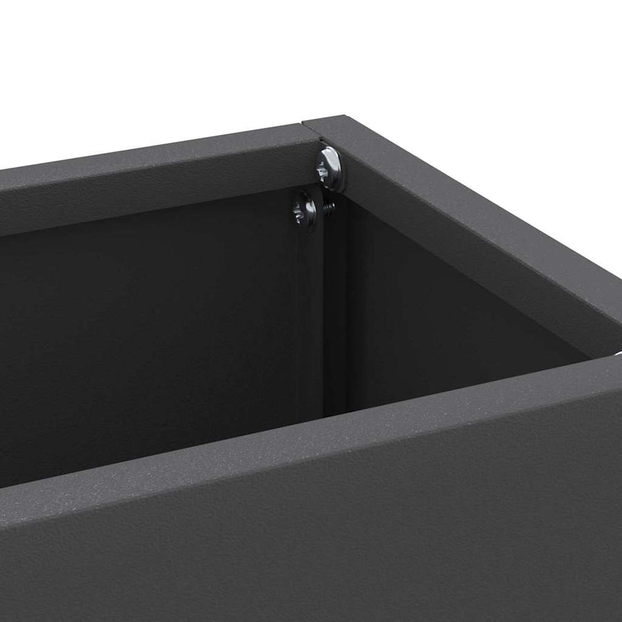Paraplu Standaard met opslag Zwart 28 x 12 x 41 cm Metaal