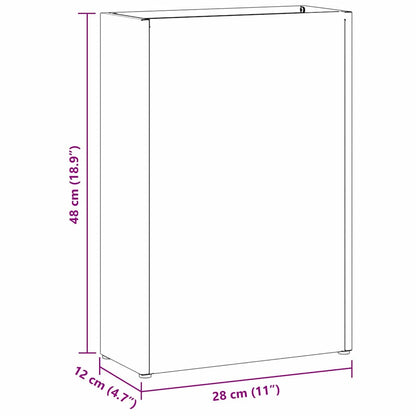 Paraplu Standaard Roze 28 x 12 x 41 cm Staal