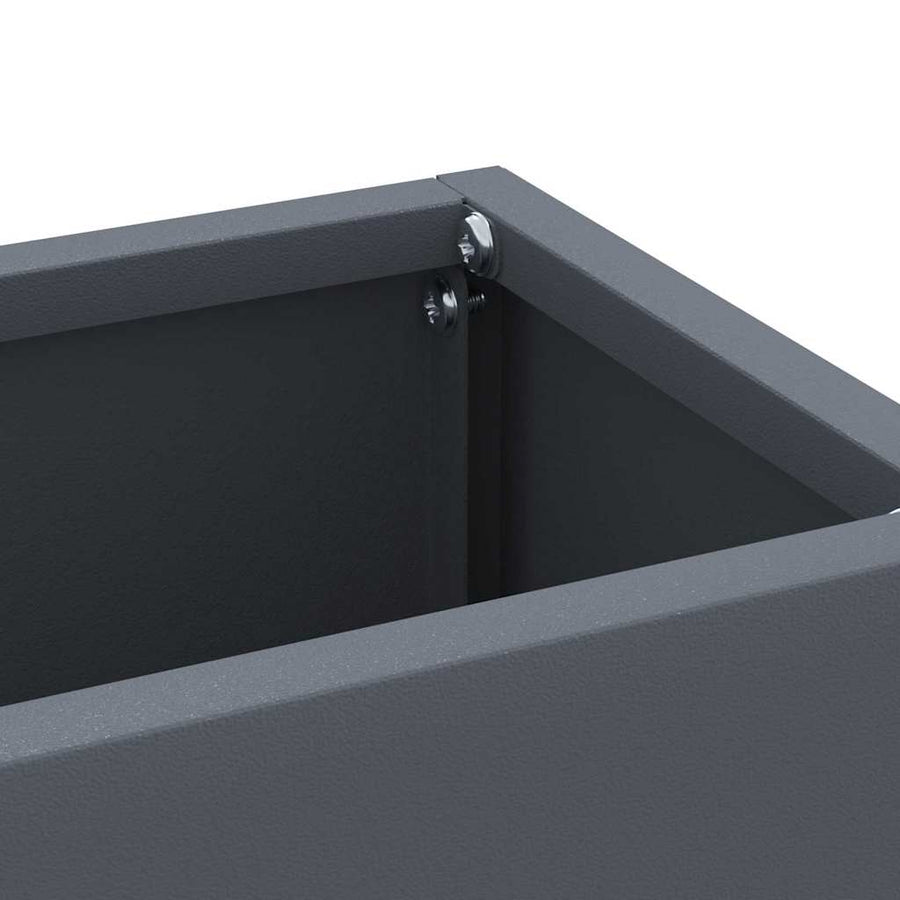 Paraplu Standaard Antraciet 28 x 12 x 41 cm Staal
