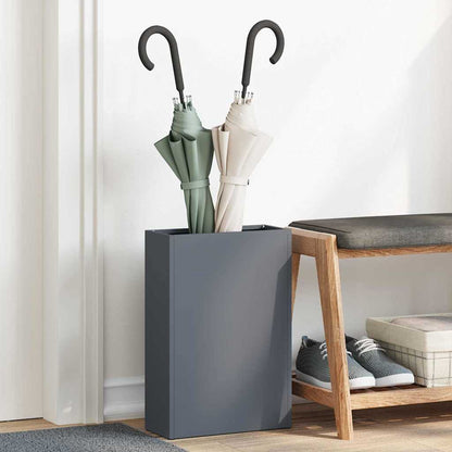 Paraplu Standaard Antraciet 28 x 12 x 41 cm Staal