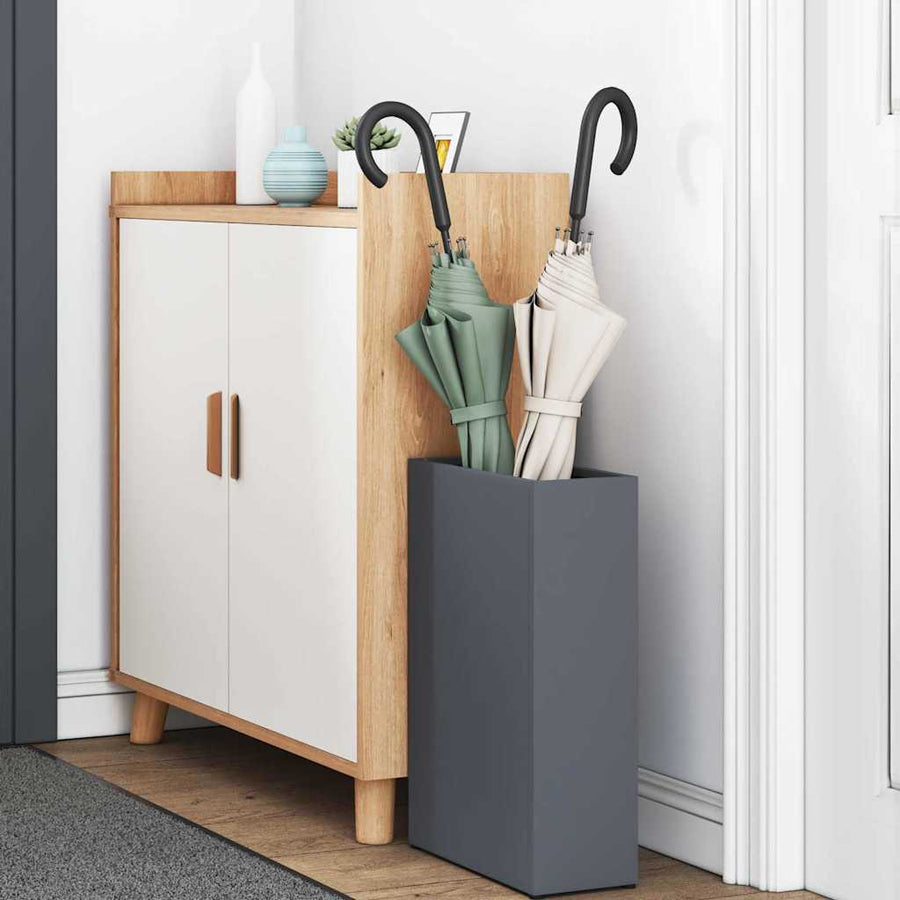 Paraplu Standaard Antraciet 28 x 12 x 41 cm Staal
