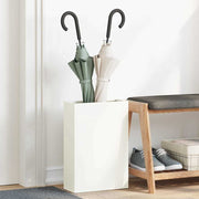 Paraplustandaard 28x12x41 cm staal wit