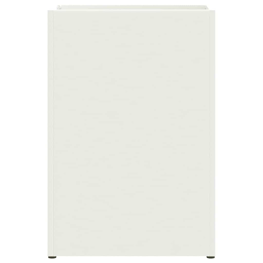 Paraplu Standaard Wit 28 x 12 x 41 cm Staal