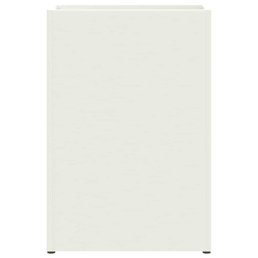 Paraplu Standaard Wit 28 x 12 x 41 cm Staal
