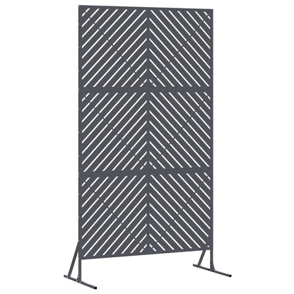 Privacyscherm Antraciet 100 x 50 x 180 cm Staal