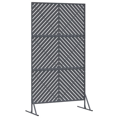 Privacyscherm Antraciet 100 x 50 x 180 cm Staal