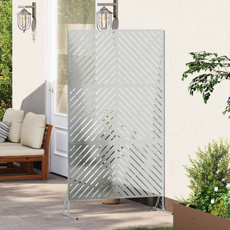 Privacyscherm Grijs 100 x 50 x 180 cm Staal