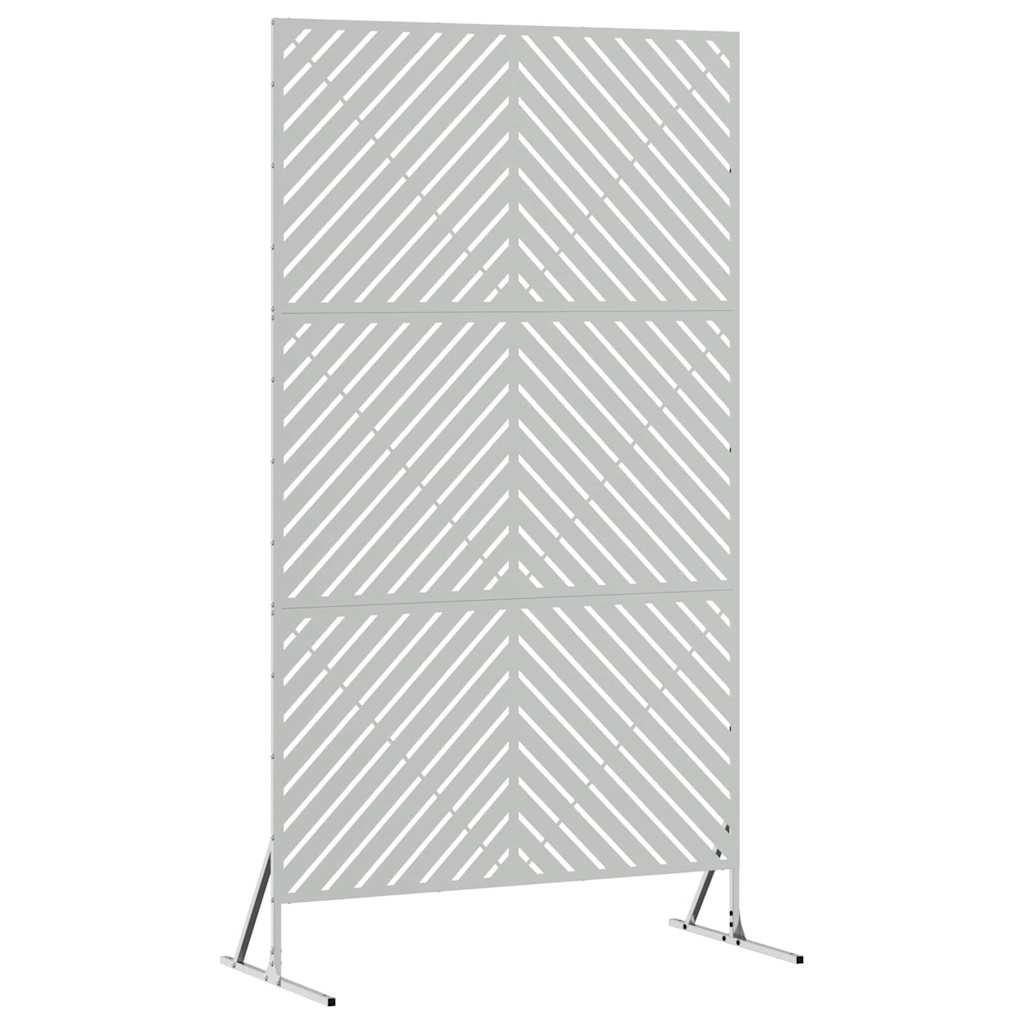 Privacyscherm Grijs 100 x 50 x 180 cm Staal