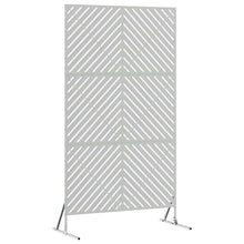 Privacyscherm Grijs 100 x 50 x 180 cm Staal